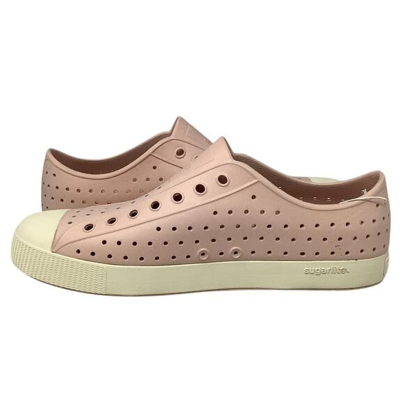 Native Shoes Mens 12 Chameleon Pink Jefferson Slip On Sneaker Perforated P2-68 - Picture 1 of 9